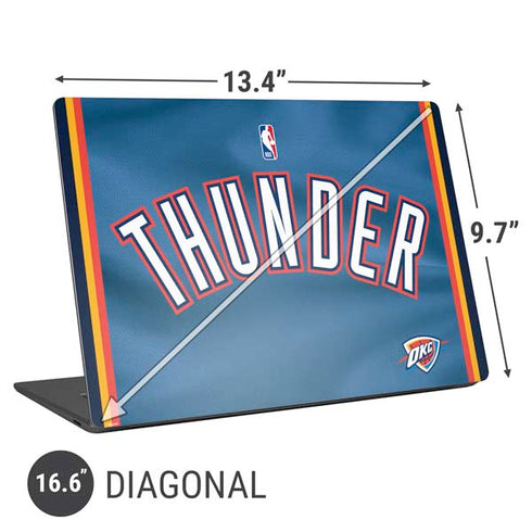 NBA Oklahoma City Thunder Jersey Universal Laptop 16.6in (13.4 x 9.7in) Skin